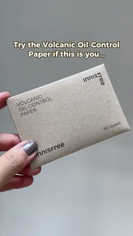 Get that on-the-go oil control ✨ No more shiny egg face with our all-new Volcanic Oil-Control Paper 🫡 #INNISFREE #INNISFREEMY #skintok #kbeauty #koreanskincare #retinol #BreakingtheTroubleCycle #TikTokMadeMeBuyIt #blottingpaper