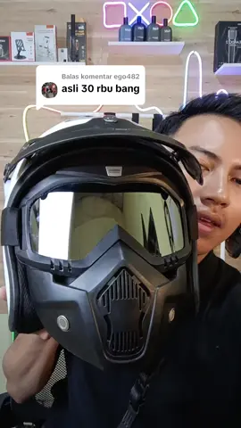 Membalas @ego482 rekomendasi google masker #pelindungwajah #googlemasker #maskerhelm 