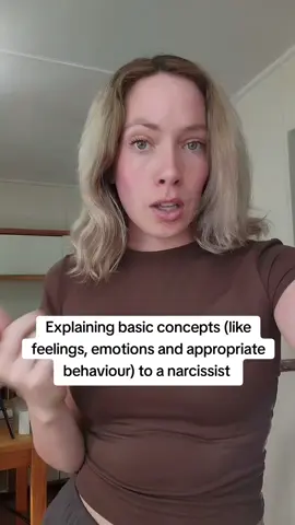 Explaining basic concepts (like feelings, emotions and appropriate behaviour) to a narcissist. #narcissisticabuserecoverycoaching #narcissism #narctok #narcaware #narcissisticrelationship #narcissistbehavior #narcissisticabuse #npd #narcissist #covertnarcissist #psychopath #narcissistsurvivor #narcissistrecovery 