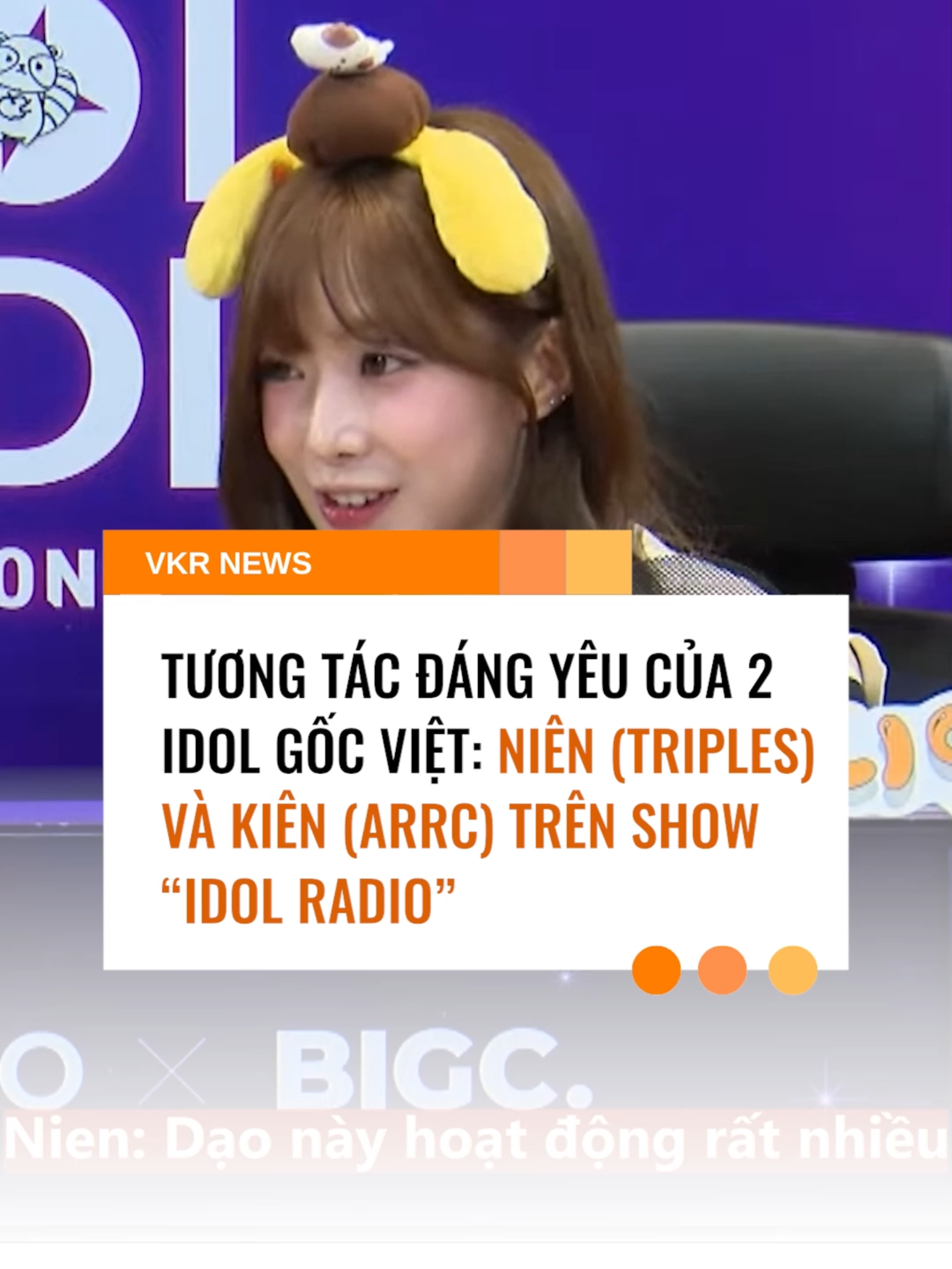 Tương tác đáng yêu của 2 idol gốc Việt: Niên (tripleS) và Kiên (ARrC) trên show 