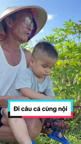 Về quê đi câu cá cùng nội #embejohn #emjohncuoitit #minxhoclamme #embe14m #quenoi 