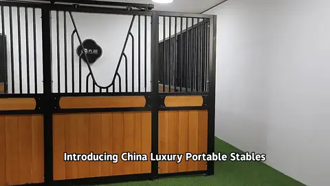 China Luxury Portable Stables 3m 3.5m 4m Hot Dipped Galvanized Surface Horse Box Horse Stable Stalls for Horse Barn Stable #horsestable #stable