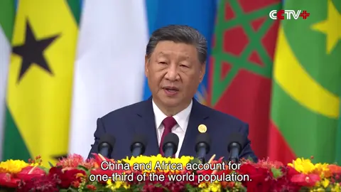 President Xi Jinping announced China will implement 10 Partnership Action Plans with Africa to advance modernization.