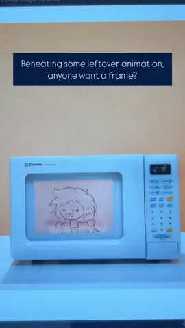 I promise I’ll cook up some fresh animation soon, but this week we’re havin leftovers okay? #animation #getmicrowavedidiot 