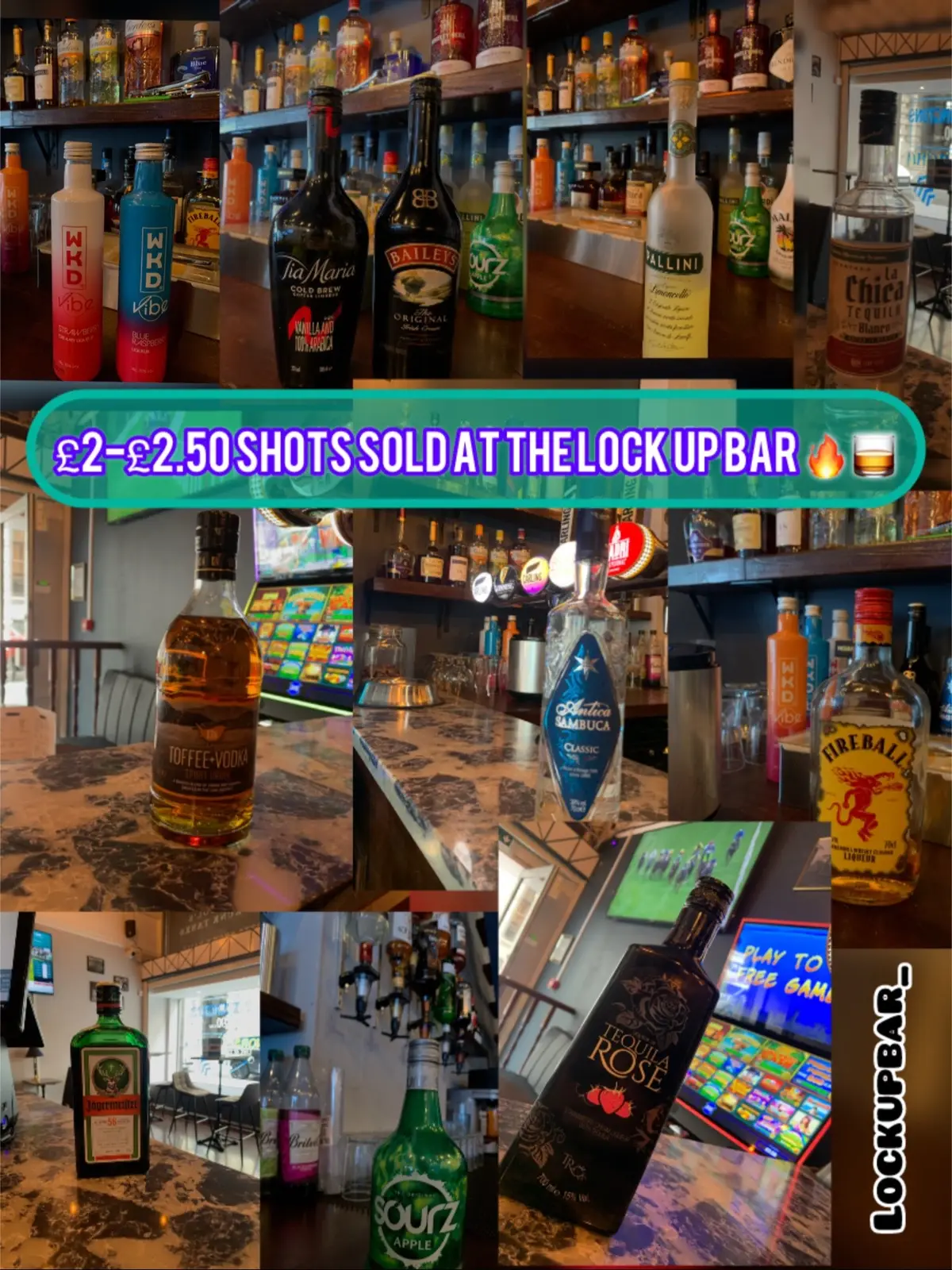 £2-2.50 SHOTS😎 cheapest around,get yours in. All shots are listed to the right🤌🔥 #fyp #foryou #xyzbca #shots #cheapdrinks #liverpool #pubs #sportsbar #students #studenttok #freshers2024 