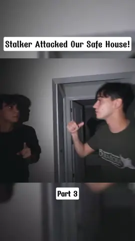 Part 3 Stalker Attacked Our Safe House!#fan #fans #lucas #marcus #dobretwins #viral #viralvideo #Vlog #vlogs