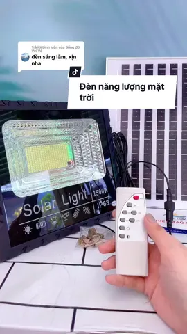 Trả lời @Sống đời Vui Vẻ  Đèn năng lượng mặt trời 1500W #dennangluongmattroigiatot #dennangluongmattroichinhhang #dennangluongmattroi 