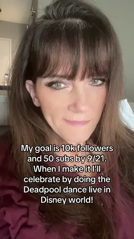 Help me make my goal and celebrate with me in front of the castle live from Disney World on 9/22!!  I appreciate you so much for all of the support and love you always give me. Let’s do this bubble squad! #goals #igotthis 