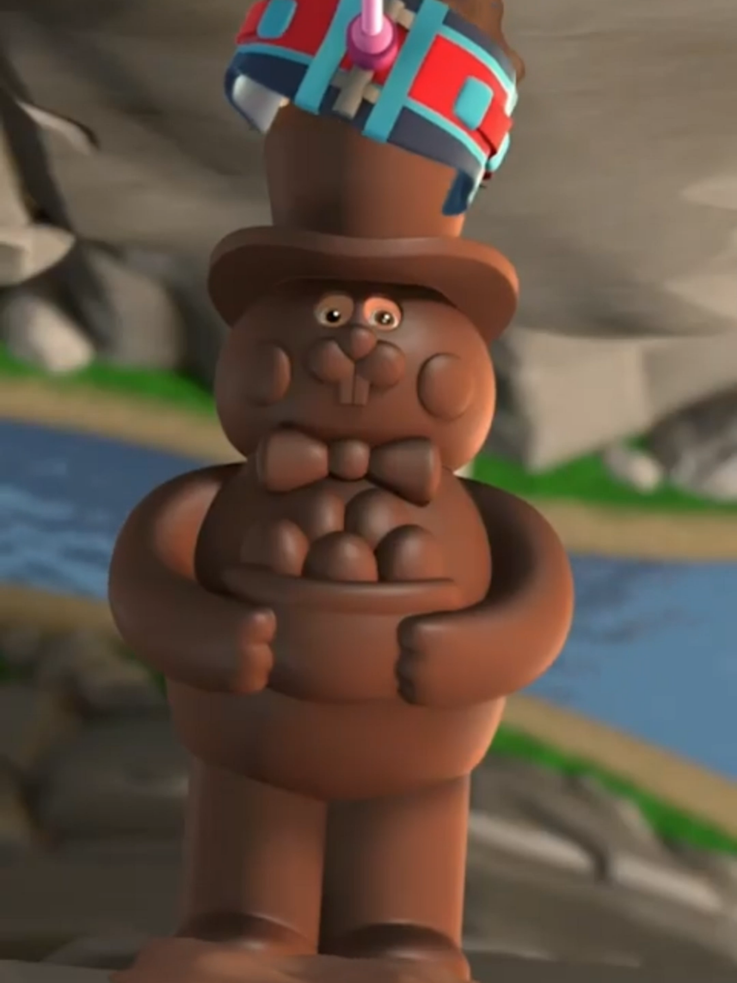 ¡Rescatando al alcalde de chocolate Humdinger! - #PAWPatrol #Shorts Español ¡El alcalde está atrapado en un conejo de pascua de chocolate! ¡La Patrulla de Cachorros debe salvarlo antes de que llegue a la cascada! Cuando surgen problemas en Bahía Aventura, ¡PAW Patrol, la patrulla de cachorros, está allí para salvar el día! ¿Por qué? ¡Porque ningún trabajo es demasiado grande y ningún cachorro es muy pequeño! Mira a PAW Patrol trabajar en conjunto para mantener la seguridad en Bahía Aventura. Sin importar si se trata de un gato en un árbol, un pollo suelto o un tren fuera de las vías, ¡los cachorros siempre encuentran la forma de ayudar a quien lo necesite! ¡No te pierdas toda la diversión con PAW Patrol! #PAWPatrol #Papatrole #LosCachorros