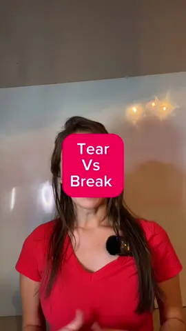 “Tear vs break” en ingles #ingles #english #inglesfacil #aprenderingles  #colombia #españa🇪🇸 