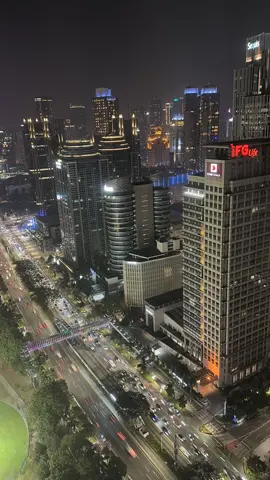Best view citylight JAKARTA ❤️ #hotel #harrisfxsudirman #jakarta #citylight 