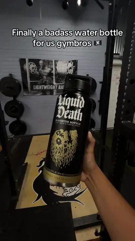 @Liquid Death #waterbottle #gymbros #tiktokshop #giftforgymrats #giftsforher #liquiddeath 
