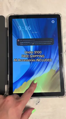 You even get the case!!! This would be a great tablet for anyone looking to save some $$$ on a Christmas gift!!! #tablet #androidtablet #androids #SavingsSquad #FallFeast #cheaptablet #tablets 