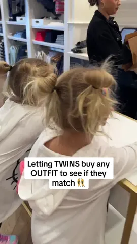 THE END. 🥹❤️ It's when people ask me why I always dress them the same… so this is why! 👯‍♀️