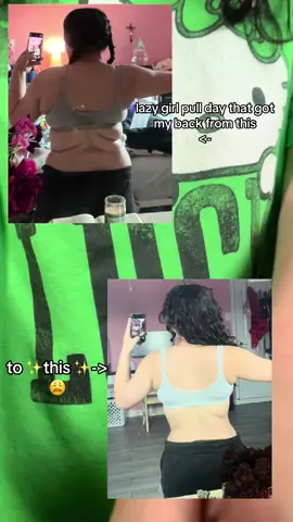 gawd my back was so big its lowkey embarrassing 😩😭 this workout only takes me like 20-30 minutes to do and is perfect for when life gets busy 🤍  #Fitness #fypシ゚viral #exercise #postpartum #weightloss 