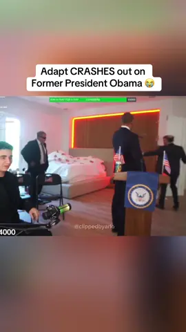Adapt CRASHES out on Former President Obama 😭 #fyp #faze #fazeclan #lacy #obama #adapt #fazeadapt 