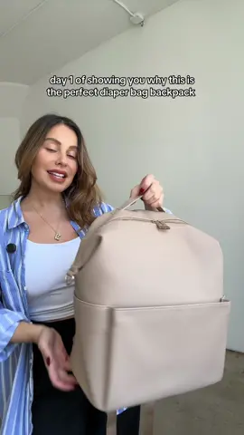 Day 1 of showing you why this is the perfect diaper bag BACKPACK! ✨🤍🙃 #diaperbagbackpack #diaperbag #fyppppppppppppppppppppppp 