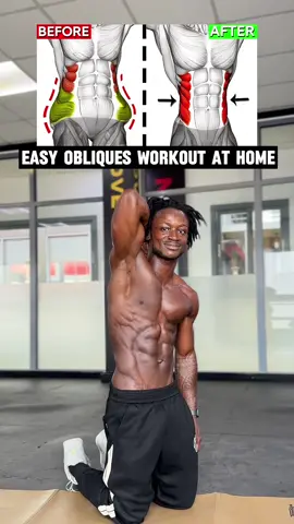 Easy Obliques Workout At Home🤯. Save and Share . . . . . . . . . #obliques #obliquesworkout #foryou #homeworkout #abs #absworkout  .