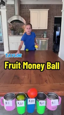Fruit money ball!! #familygamenight #familygames #FamilyFun #moneyball 