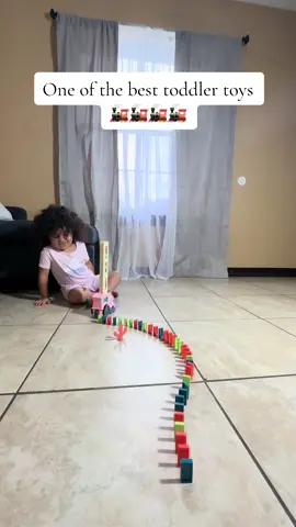 We’ve been playing with this cute dominos train all day 😭🥰 #dominotrain #train #toddlertoy #musthaves #toddlertoysforchristmas #foryou 