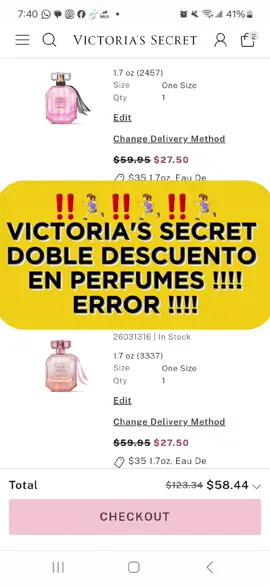 🏃‍♀️‼️🔥VICTORIA'S SECRET PERFUMES super descuento  #victoriasecret #perfume #victoriassecrethaul #descuento #comprasonline #estadosunidos #ofertas 