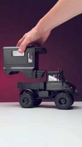 Modified Mercedes-Benz Unimog 421 from Fair RC. Camper version. New colour, new wheels, new shocks. . #rccar #fairrc #fmsmodel #remotecontrolcar #radiocontrolled #unimog 