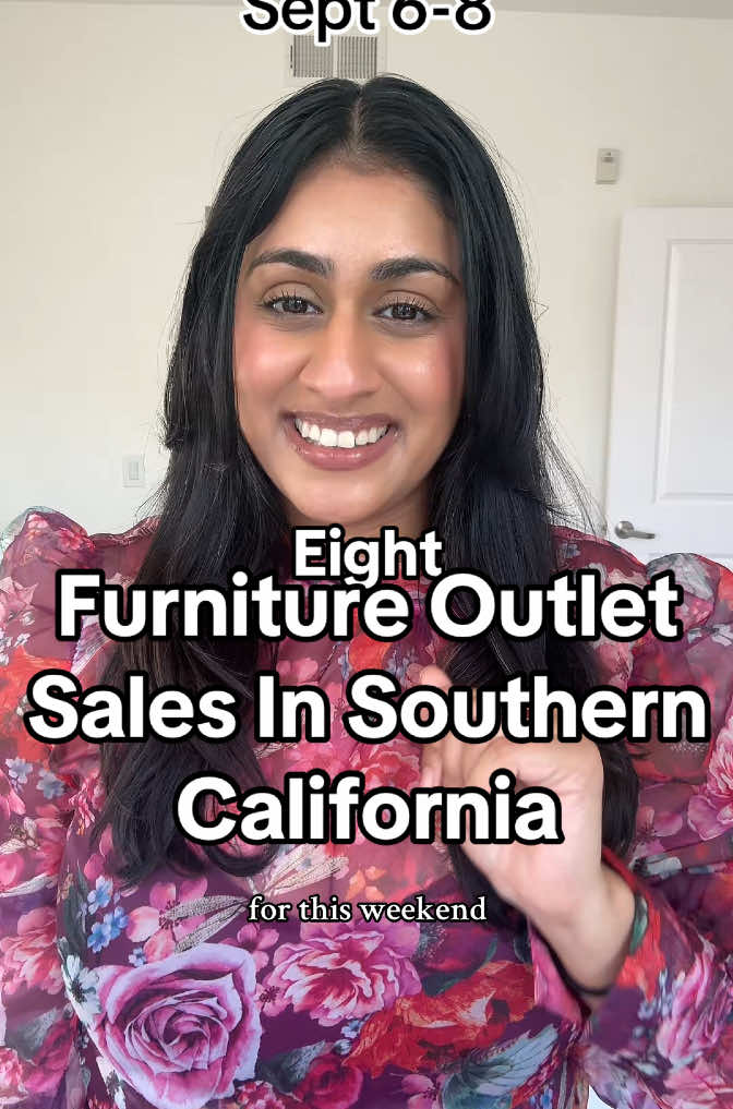 8 Furniture Outlet and Discount Sales in Southern California for September 6th-8th!  Comment if you know of any more! #furniture #outlet #outletshopping #losangeles #orangecounty #sandiego #furnituredeals #creatorsearchinsights #greenscreen 