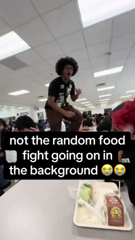 dude in the black hoodie said no way (@AurafulNati, ttv:believenati) #foodfight #highschool #cafeteria #senioryear 