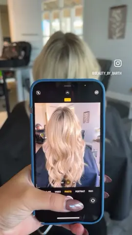 If only hair appointments were as easy as snapping this picture ☺️ #hairtok #hairtransition #fyp #hairstylist 