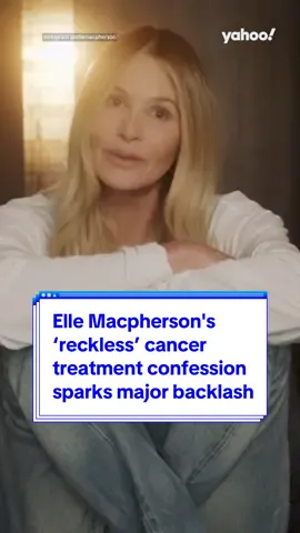 #ElleMacpherson's ‘reckless’ cancer treatment confession sparks major backlash. #elle #ellemacphersonbook #ellebook #yahooaustralia 