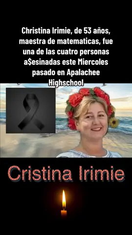 Rest in Peace Christina Irimie 🕊️🙏🏼 #christinairimie #apalachee #apalacheeschool #apalacheehightschool #atlanta #georgia #usa #news #breakingnews #sad #murder #crime #tragic #rip #victims #fyp #fyf #crimestory #paratii 
