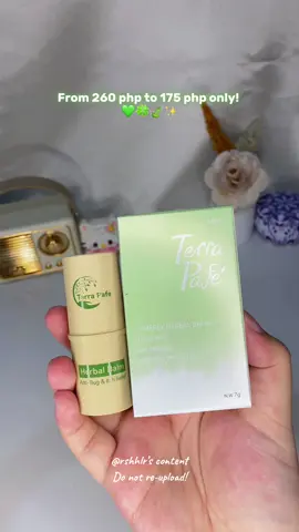 This is literally a life saver! ✨ click the yellow basket to order habang discounted price pa!  #fyp #foryou #foryoupage #terrapafe #terrapafearomabalm #terrapafeherbbalm #terrapafeofficial #terrapafecomfreybalm #terrapafearomaticbalm #aromatherapy #aromaticbalm #herbalbalm #herbalaromatherapy #aromaticbalm 