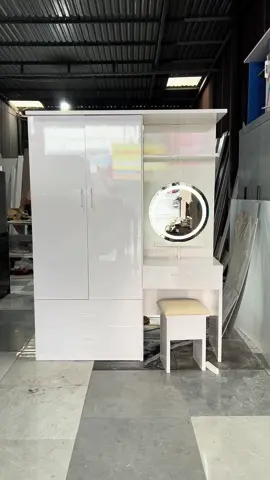 Tủ 2 cánh liền bàn trang điểm Chất liệu nhựa đài loan kt: 1m4x1m8x45 #xuhuongtiktok2024 #xuhuongtiktok #xuhuong  #xuongsanxuat #tuquanao #reviewtuquanao #tunhuadailoan 