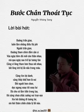 Càng tìm lợi danh càng thấy khổ hơn là vui (follow @Huyền Anh🐇) #buocchanthoattuc #xuhuongtiktok #nhachaymoingay #nhacnaychillphet #nhaccover #fyp #viral 