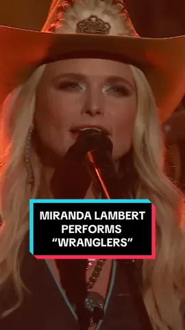 @Miranda Lambert performs “Wranglers” #FallonTonight #TonightShow #MirandaLambert 