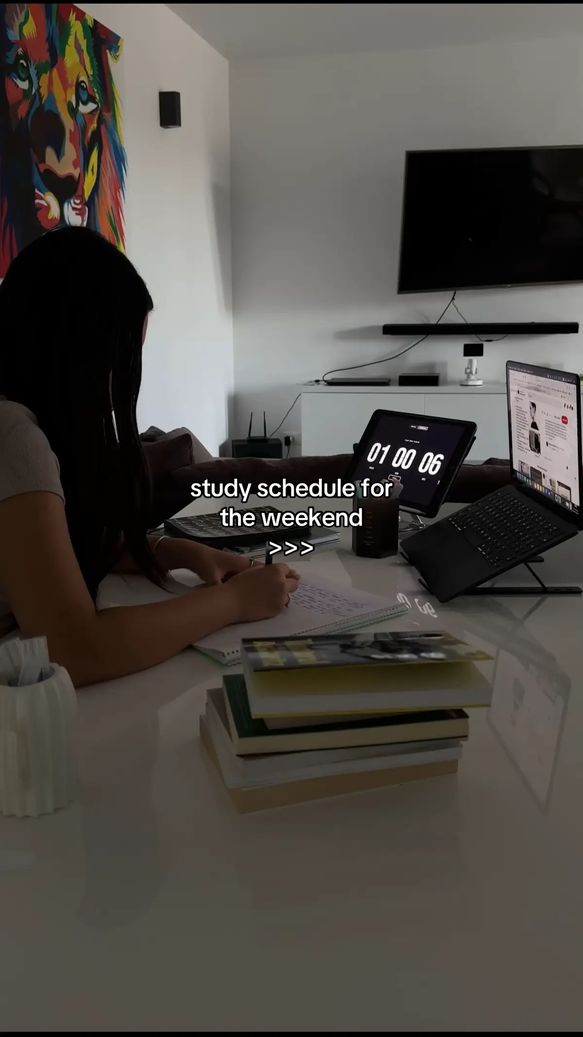 🤍✨🔥 #girl #studyday #studytok #studywithme #studymotivation #motivation #library #studytokaesthetic #motivation #mindset #goals #success #studyroutine #desksetup