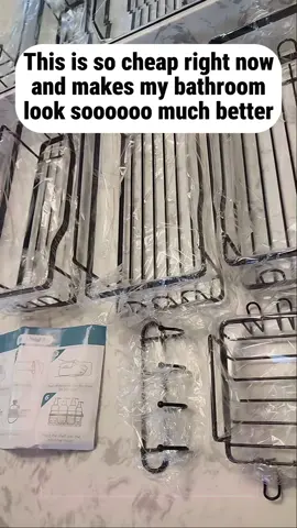 My bathroom is very tidy,easy installtion#foryoupage #tiktokshop #bathroom #fypage 