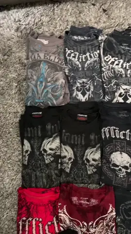 10pcs only 300P！！#fyp #affliction #y2k #jessepinkman #vintage #thrift#clothes#tshirt#OOTD