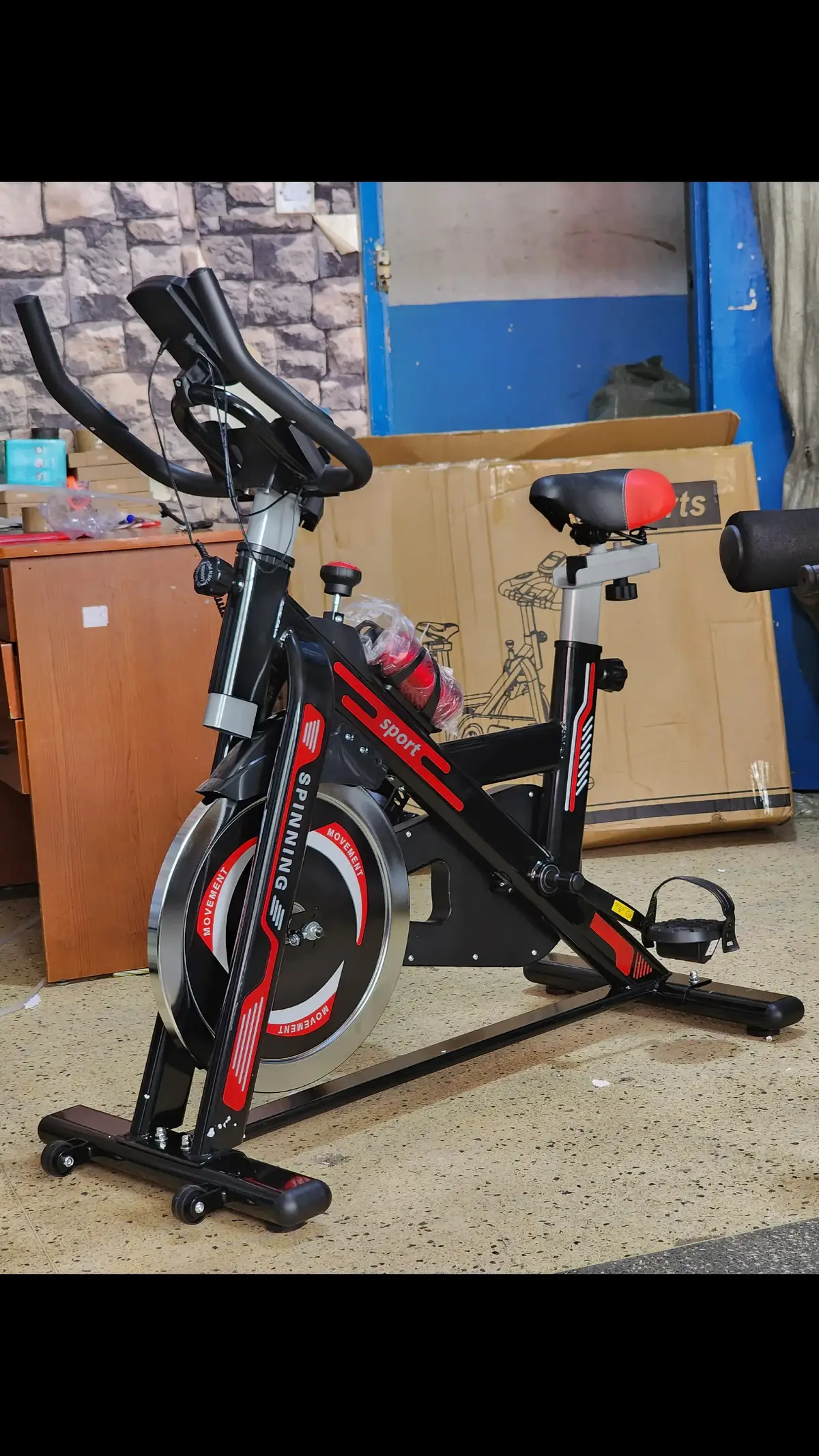 Home spinning bike  #cardioworkout 