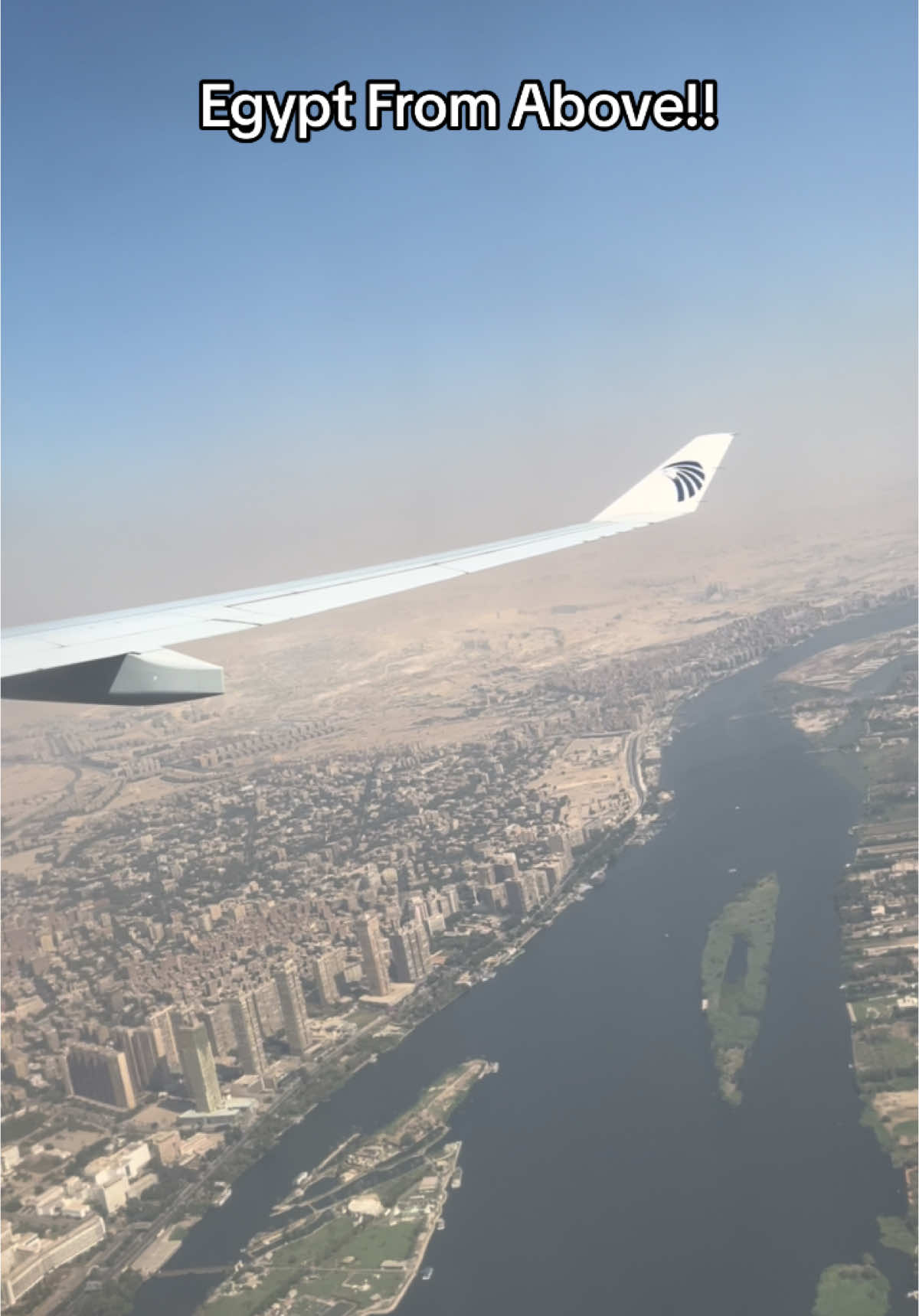 Above Giza!! ||  #Aviation #A330 #Egyptair #Approach #fypシ 