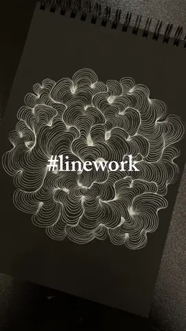Thanks for watching 🖤 #artbydumymun #linework #lines #zentangle #pattern #arttherapy #drawing #doodle #art #artwork #relaxingvideos #blacksketchbook 