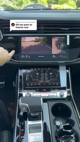 Replying to @chase w interior is 👩‍🍳💋 #audisq7 #sq7 #notacargirl 