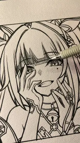 Hanabi  #sketch #sketchdaily #draw #drawing #HonkaiStarRail #sparklehsr #hanabi #evansketch #艾文绘画 #fypシ゚ 