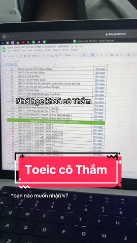 Khoá toeic của cô Thắm đã giúp mình đạt 600+ toeic #ielts #toeic #tienganh #hoctap #LearnOnTikTok #vanthichhoc 