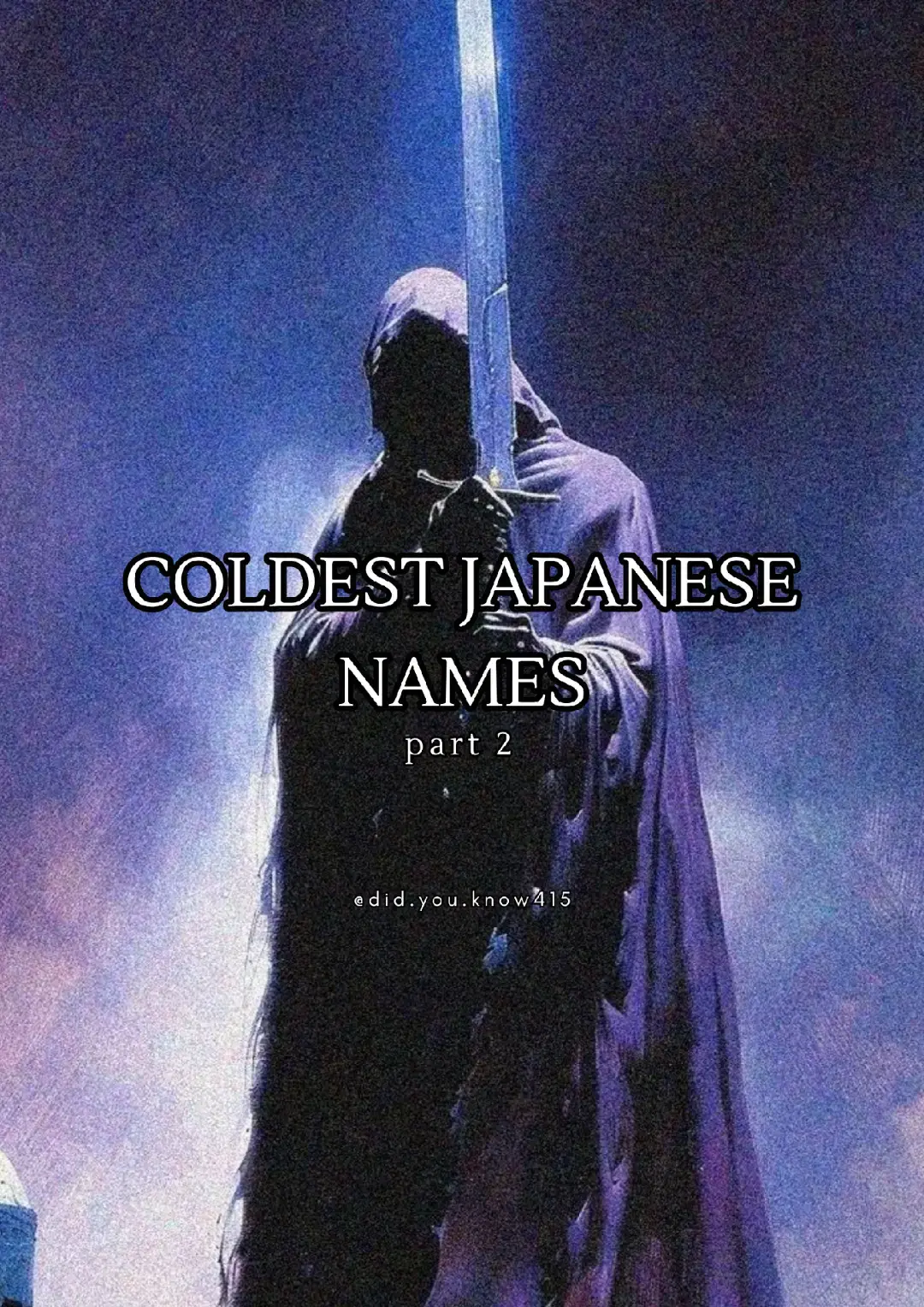 #fyp #foryou #didyouknow415 #japanese #name 