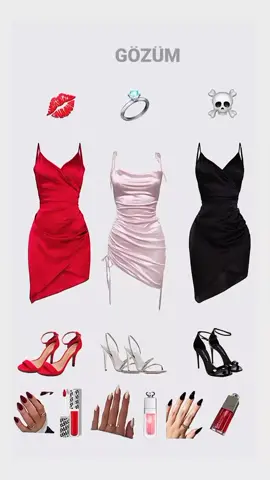 #outfits_girl777 #outfitideas #keşfet #threeoutfitideas ❤💖🖤