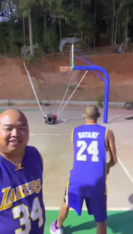 Practice with shaq#basketball #kobe #lakers #NBA 