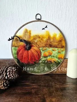 Feeling the Autumn vibes 🍂🎃 It's going to be hard to let this one go!  Available in my Etsy shop ✨️Handofspice.etsy.com    #handmade #crafting #art #needlefelt #needlefelting #craft #fibreart #fibreartist #autumn #halloween #craft #cute #gift #etsy #etsyshop #etsyseller #etsysellersofinstagram #UKartist #SmallBusiness