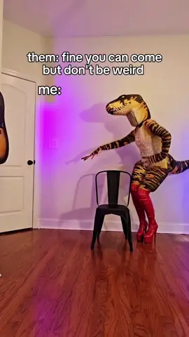 Don’t be weird, got it ✅ #dance #trend #dino #dinosaur  