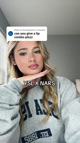 Replying to @laurenjaylen This plus a little bit of filler 😭 but fr the @YSL Beauty lipstick is my favorite thing ever!!! #makeup #beauty #yslbeauty #narscosmetics 